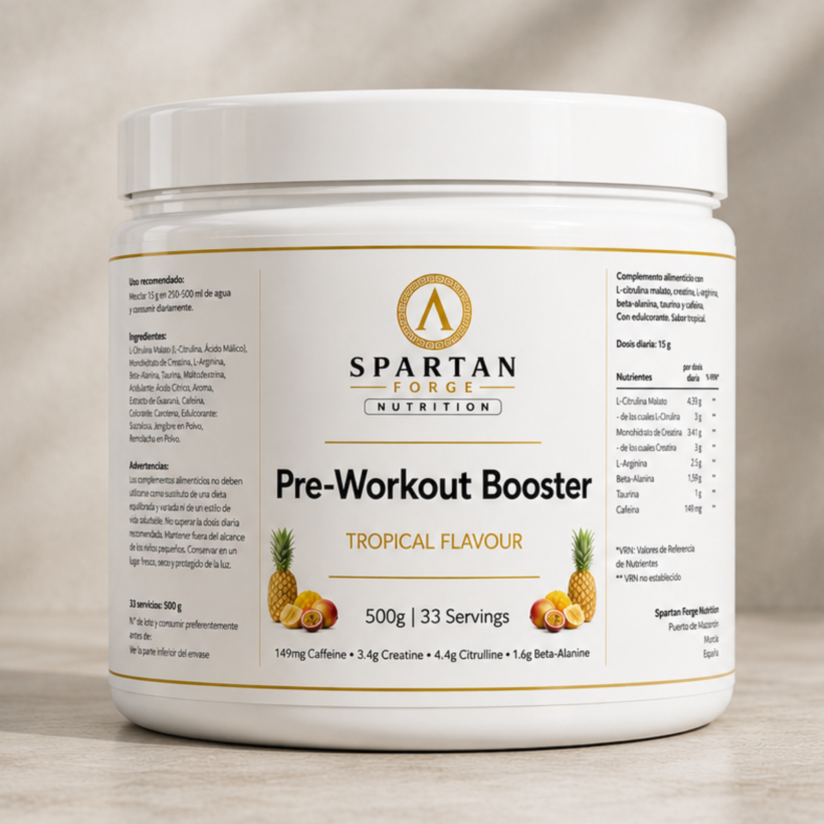 Pre-Workout Booster Tropical - 500g