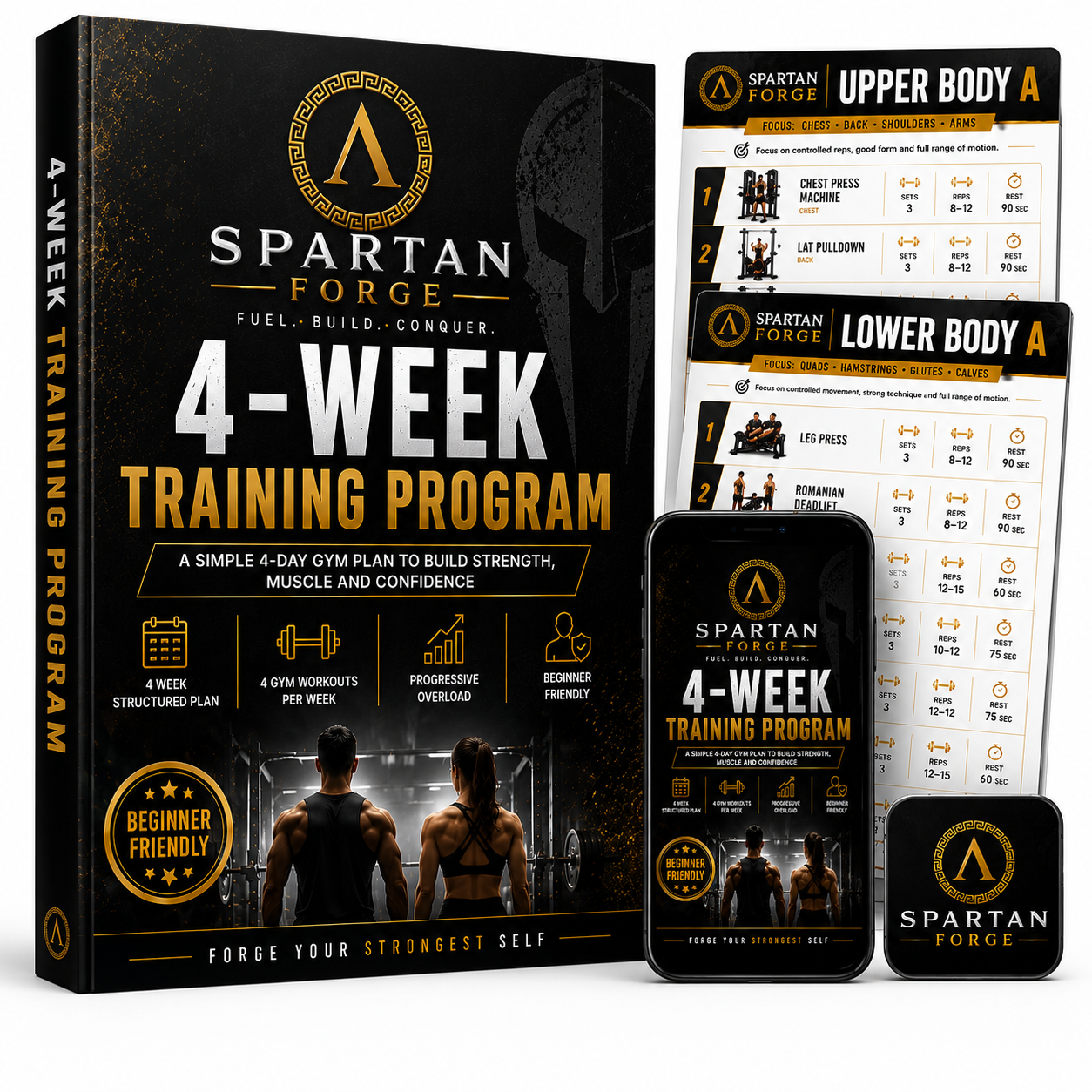 Programa de entrenamiento de 4 semanas de Spartan Forge