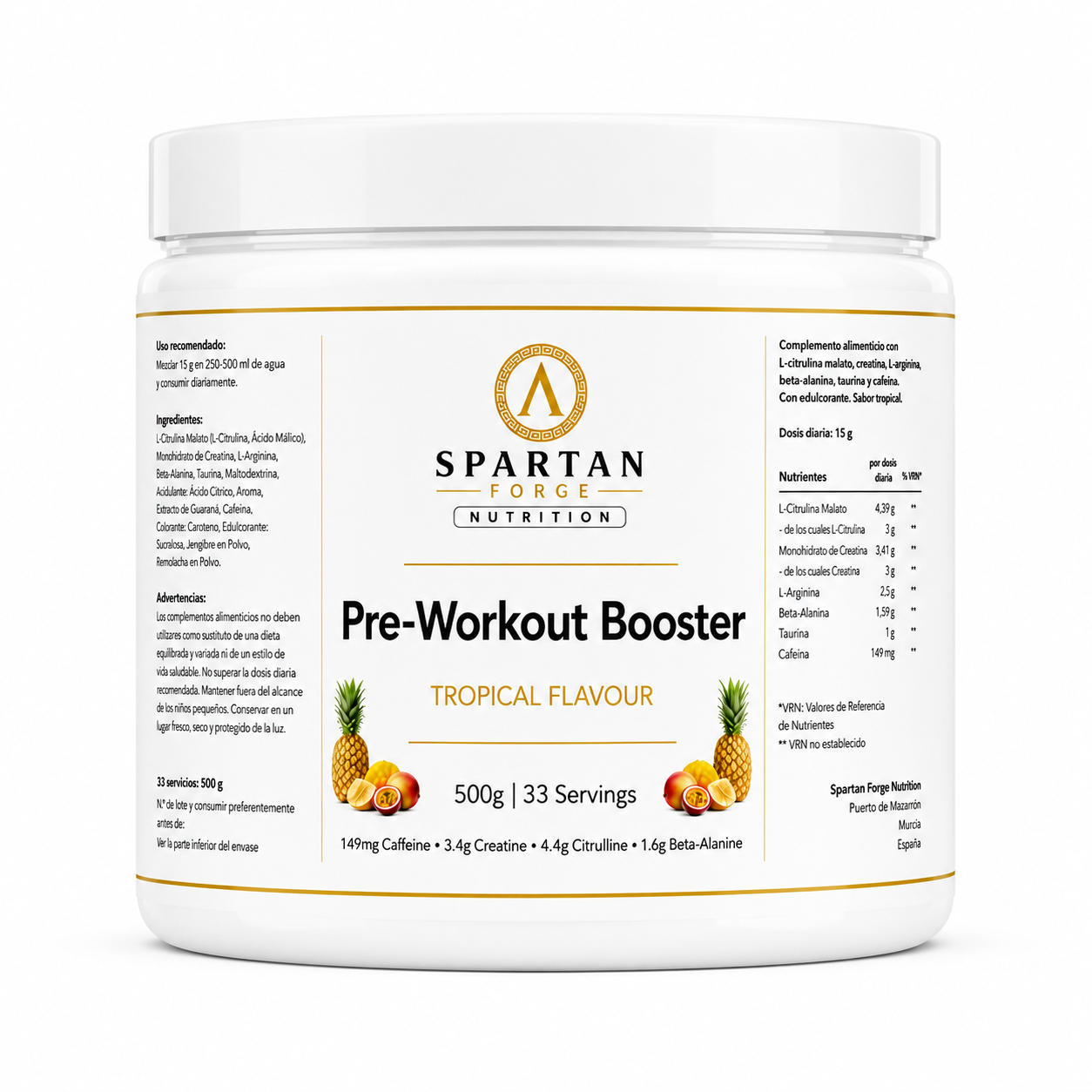 Pre-Workout Booster Tropical - 500g
