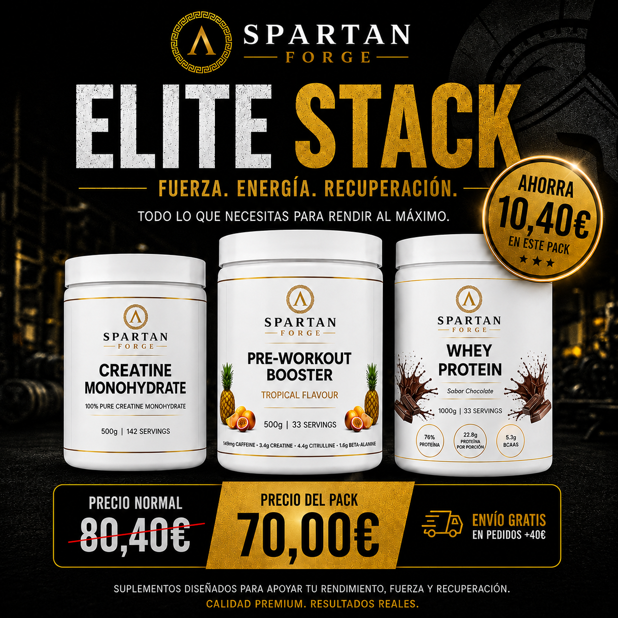 Spartan Elite Stack - Chocolate Protein
