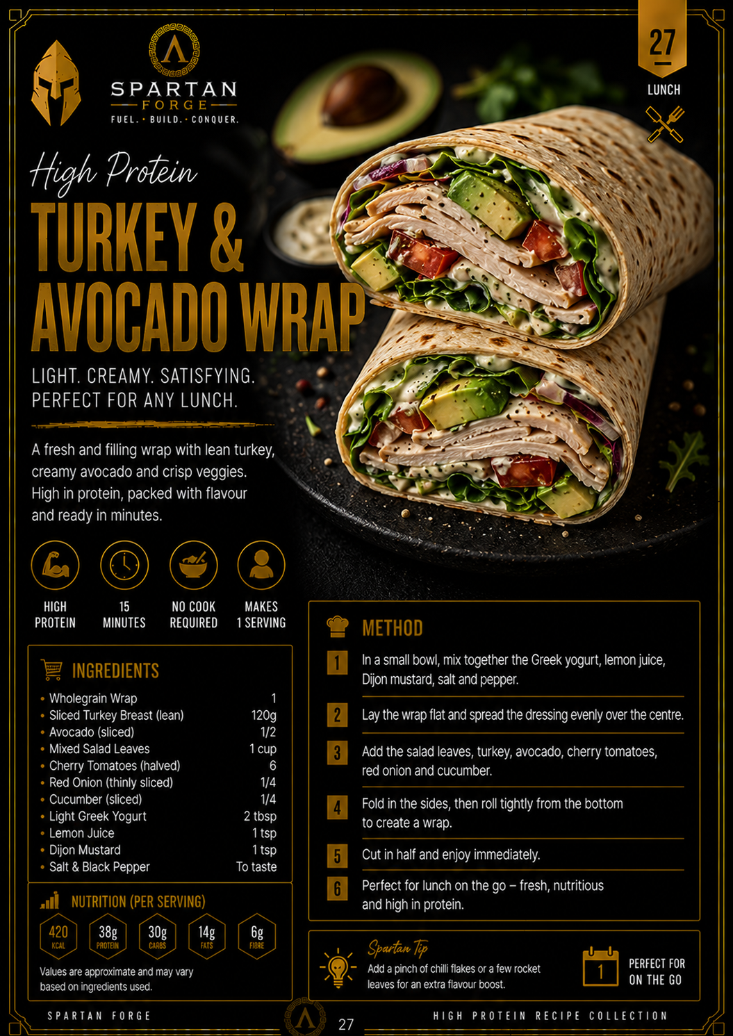 Spartan Forge High Protein Recipe Collection – Volume I